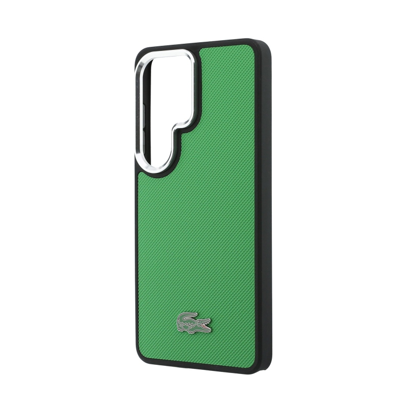 Lacoste Petit Pique Metal Logo Magnetic Back Cover pre Samsung Galaxy S26 Ultra Estragon Green