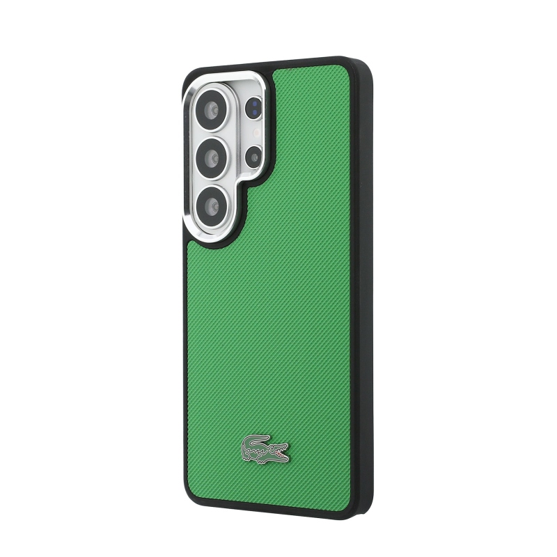 Lacoste Petit Pique Metal Logo Magnetic Back Cover pre Samsung Galaxy S26 Ultra Estragon Green