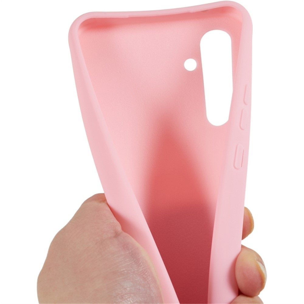 Lany gélový obal so šnúrkou na Samsung Galaxy S26 FE - ružový
