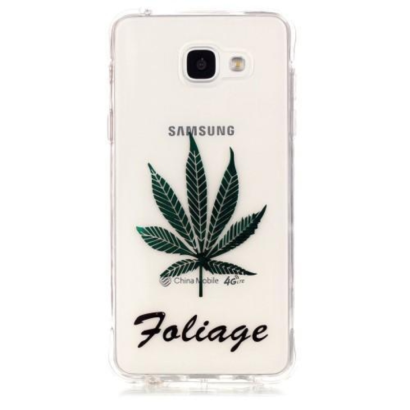 Laque gélový obal pre mobil Samsung Galaxy A3 (2016) - foliage