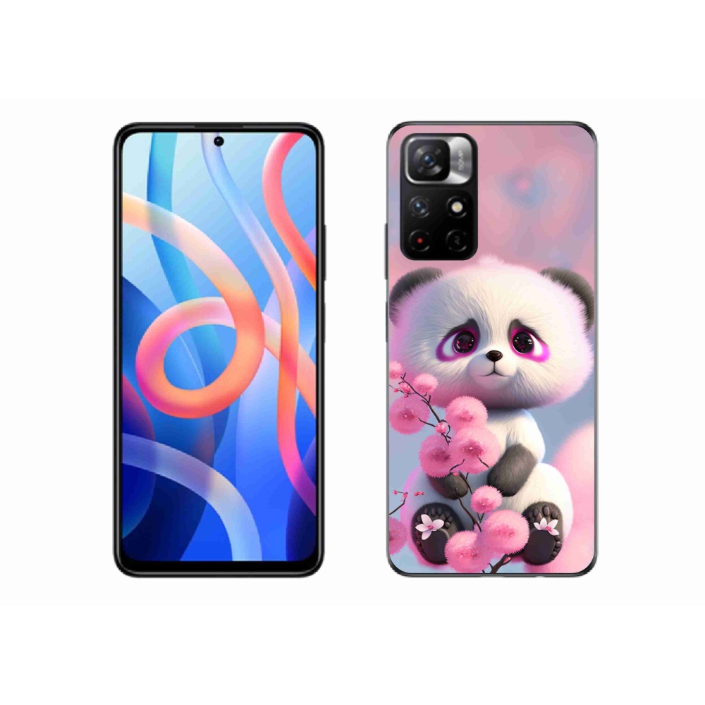 Gélový kryt mmCase na Xiaomi Redmi Note 11S 5G - roztomilá panda 1