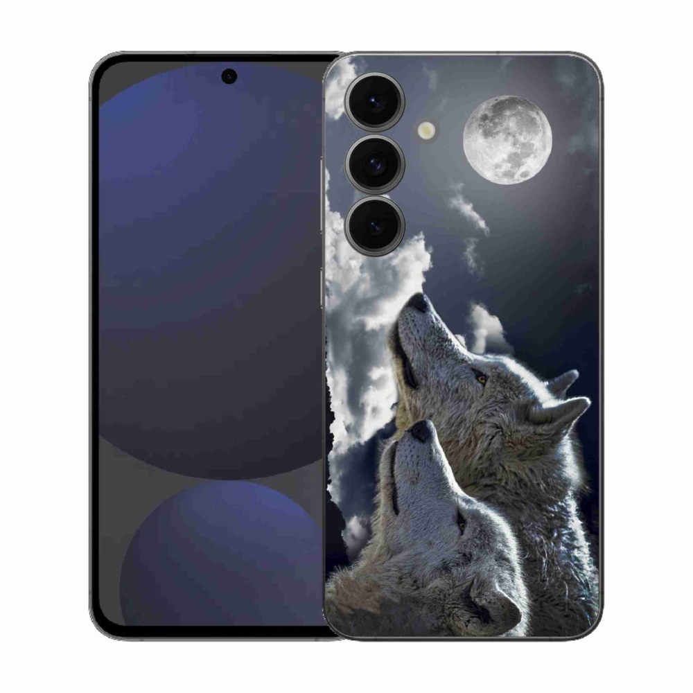 Gélový kryt mmCase na Samsung Galaxy S25 FE - vlci