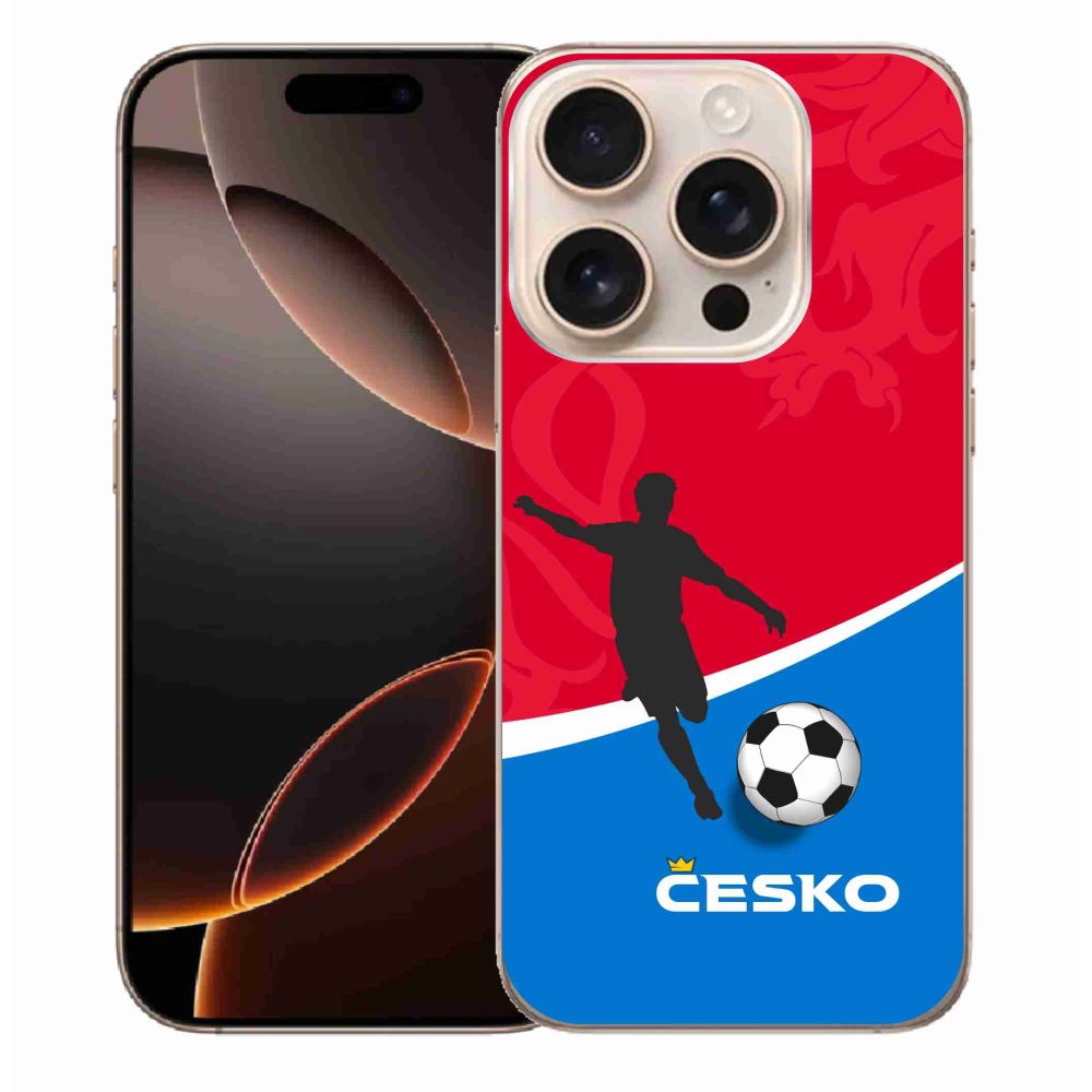 Gélový kryt mmCase na iPhone 16 Pro Max - futbal Česko