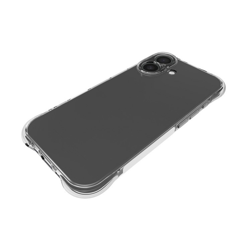 Priehľadný gélový obal na mobil iPhone 17 - priehľadný