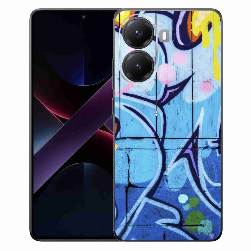 Gélový kryt mmCase na Xiaomi Poco X7 Pro 5G - graffiti