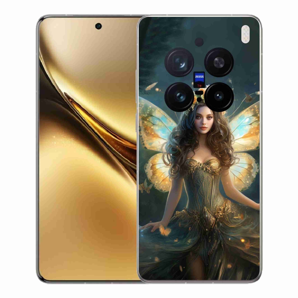 Gélový kryt mmCase na Vivo X200 Pro 5G - motýlia žena