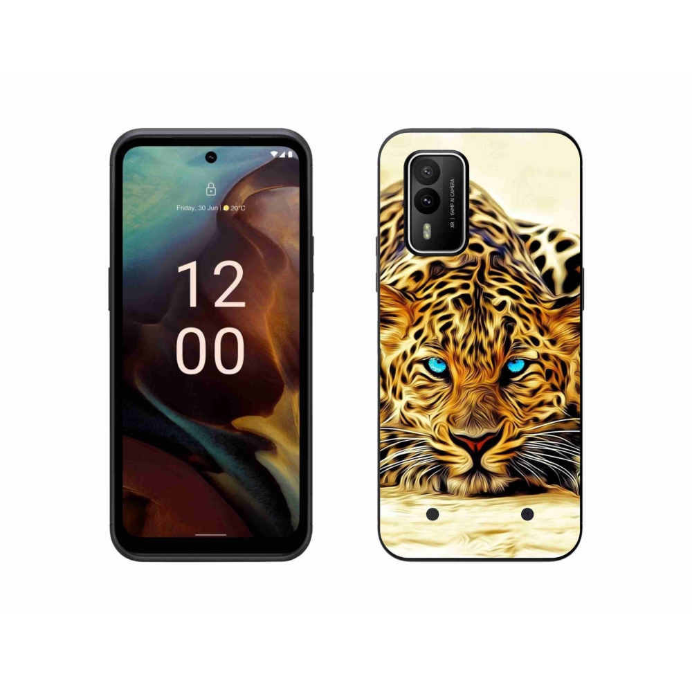 Gélový kryt mmCase na Nokia XR21 - kreslený tiger