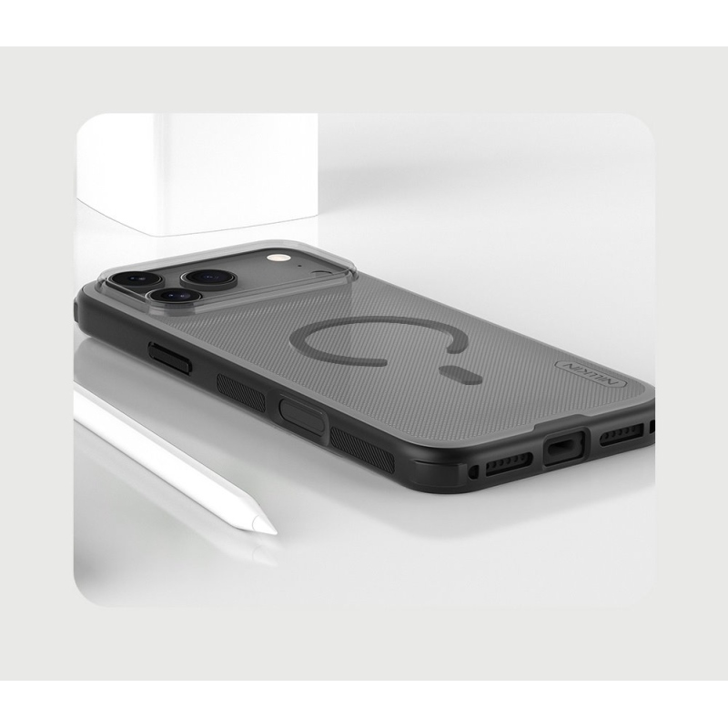 Nillkin Super Frosted PRO Magnetický zadný kryt pre Apple iPhone 17 Pro Max Transparent Black