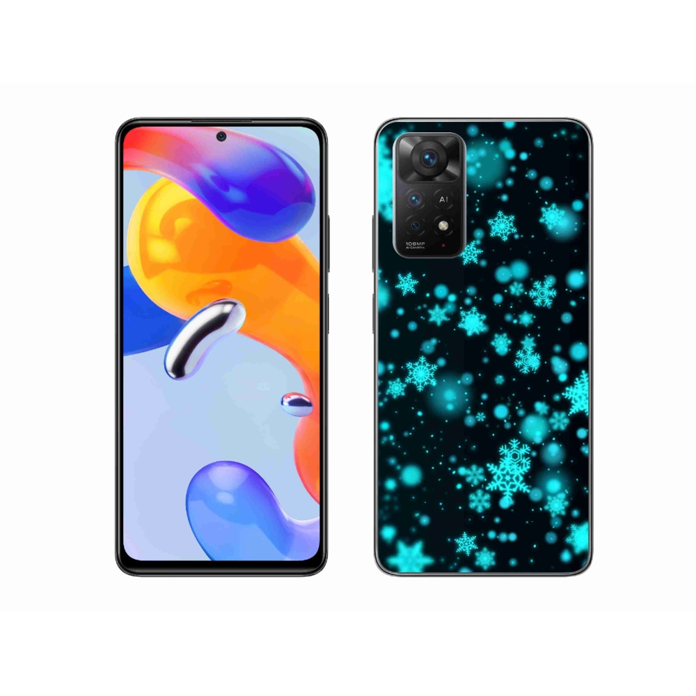 Gélový kryt mmCase na Xiaomi Redmi Note 11 Pro 4G/5G - snehové vločky 1