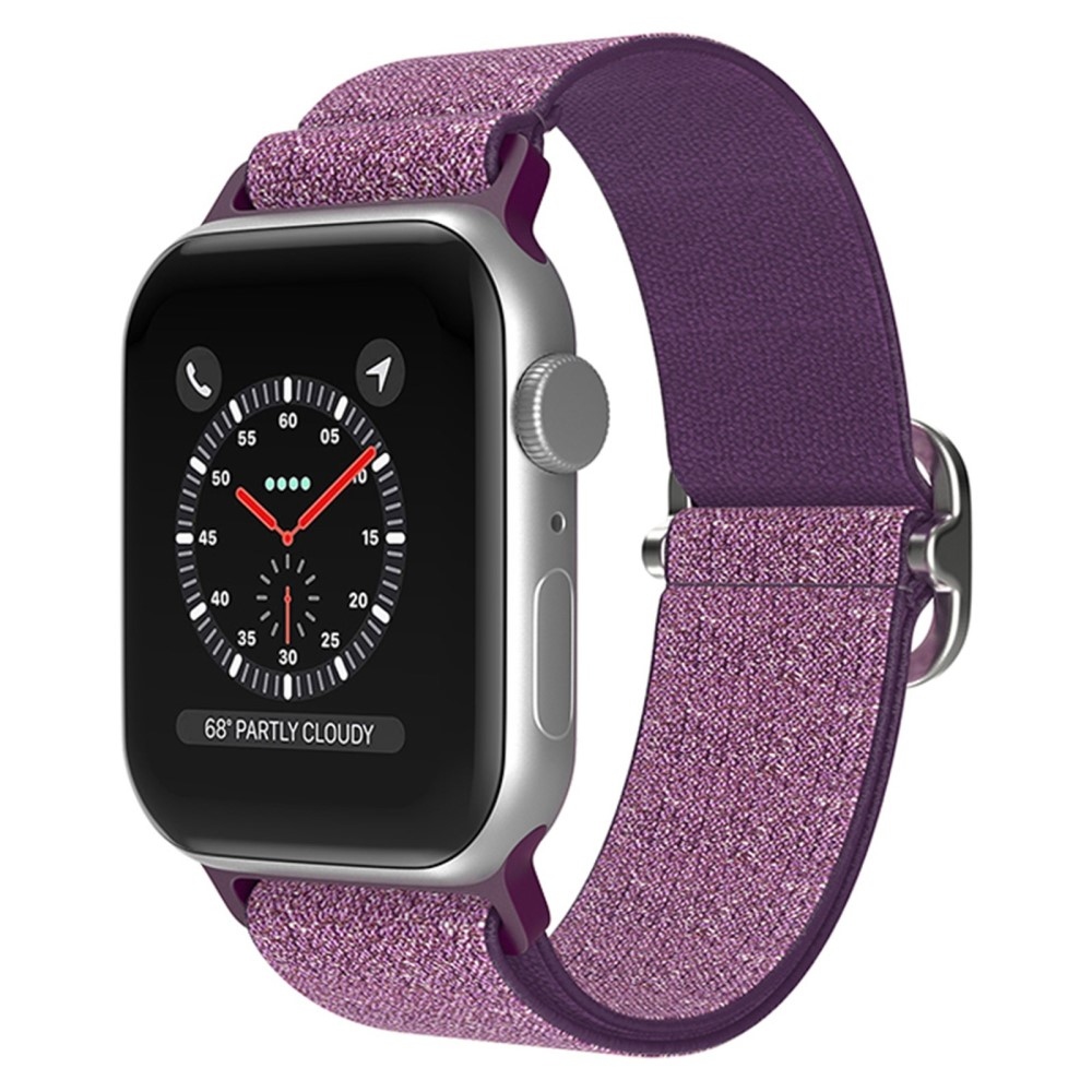 Decor nylonový remienok na Apple Watch Ultra/Ultra 2 49mm/SE/SE 2022/2023 44mm/9/8/7 45mm/6/5/4 44mm/3/2/1 42 mm - svetlofialový