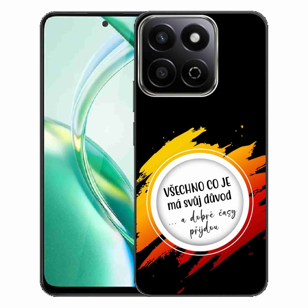 Gélový kryt mmCase na Honor 200 Smart 5G - citát 3 čierne pozadie