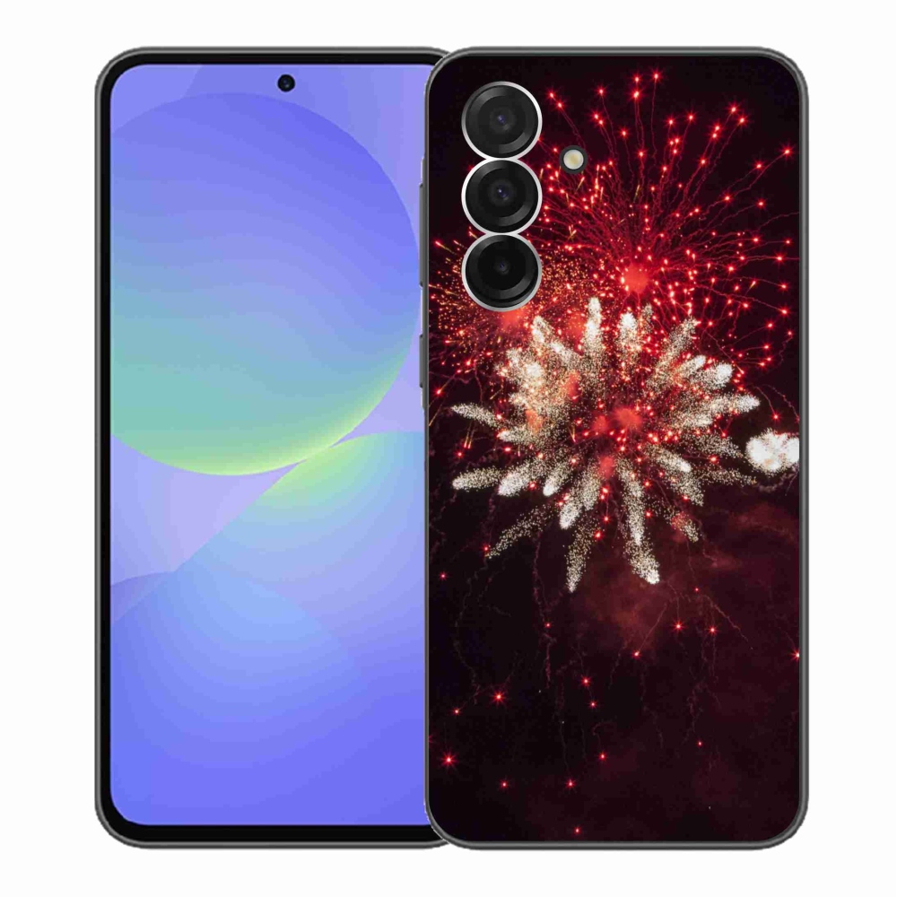 Gélový kryt mmCase na Samsung Galaxy A36 5G - ohňostroj