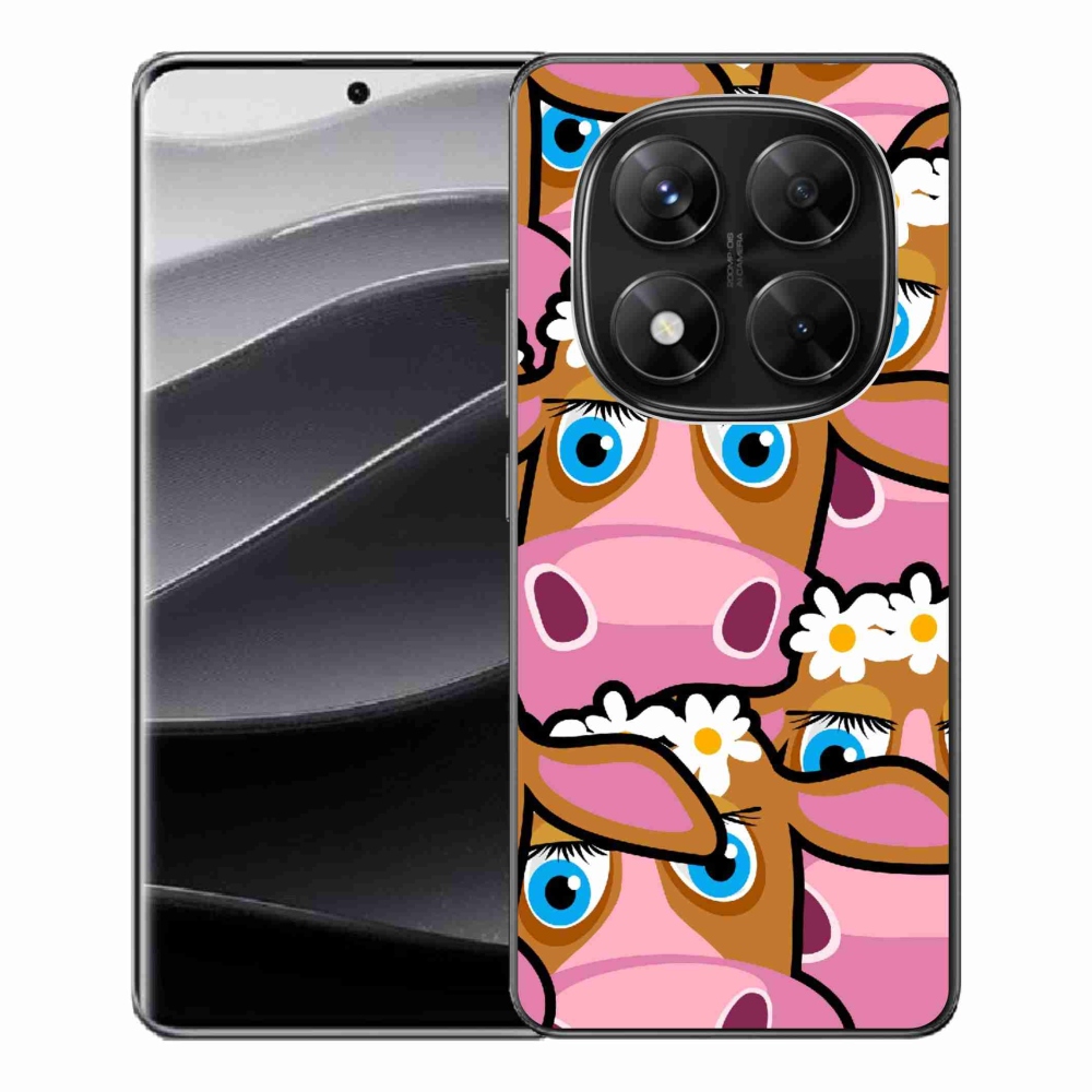 Gélový kryt mmCase na Xiaomi Redmi Note 14 Pro 5G/Poco X7 5G - kreslené kravičky