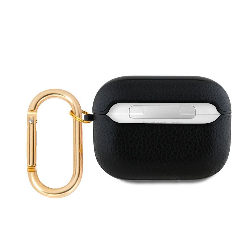 Guess PU Grained Classic Logo Puzdro pre AirPods Pro Black