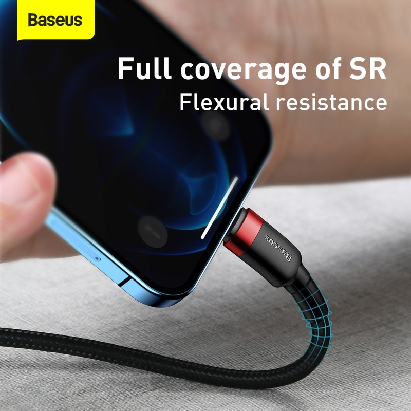 Baseus Cafule Dátový Kábel USB-C - Lighting 20W 1m Red/Black