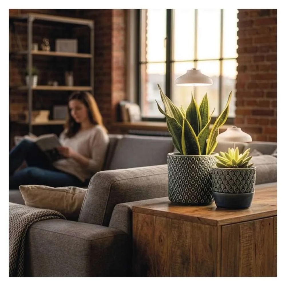 LED GROW pestovateľská lampa 5 W, časovač - biela