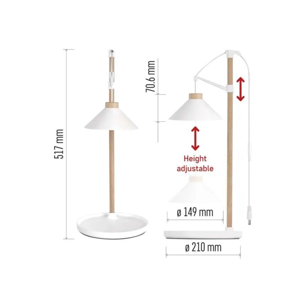 LED GROW pestovateľská lampa 7 W, časovač - biela