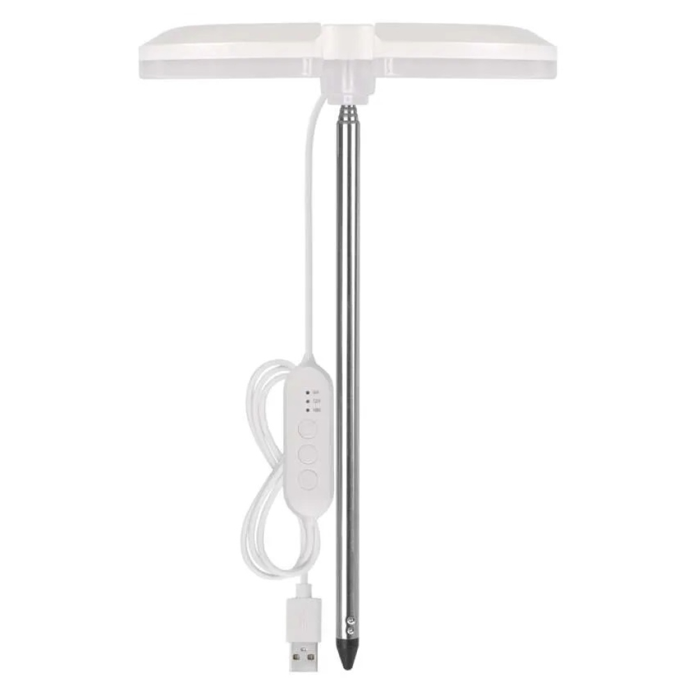 LED GROW pestovateľská lampa 8 W, časovač, stmievateľná - biela