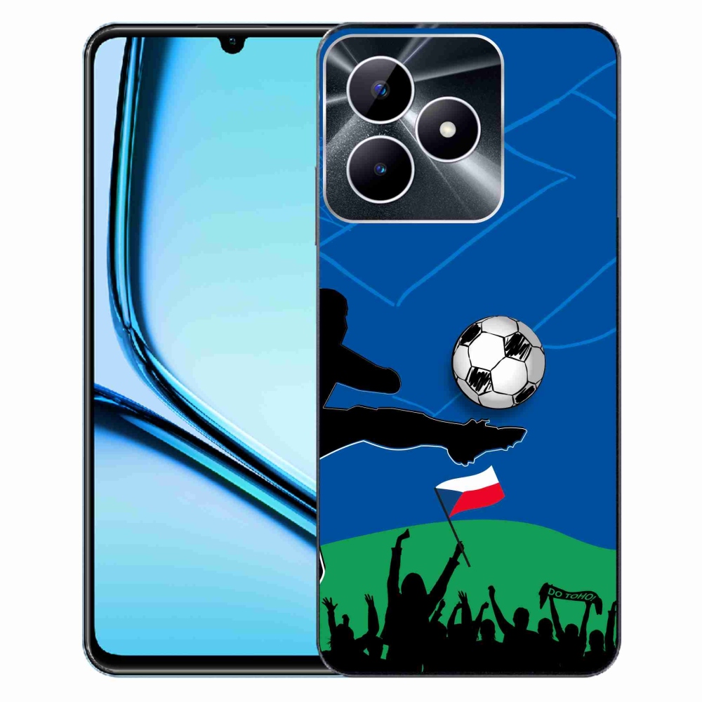 Gélový kryt mmCase na Realme Note 50 - fanúšikovia futbalu