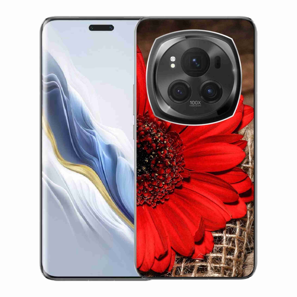 Gélový kryt mmCase na Honor Magic 6 Pro 5G - gerbera