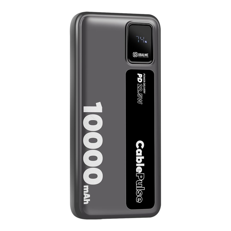 OBAL:ME CablePulse Powerbanka 10 000 mAh 22,5 W čierna