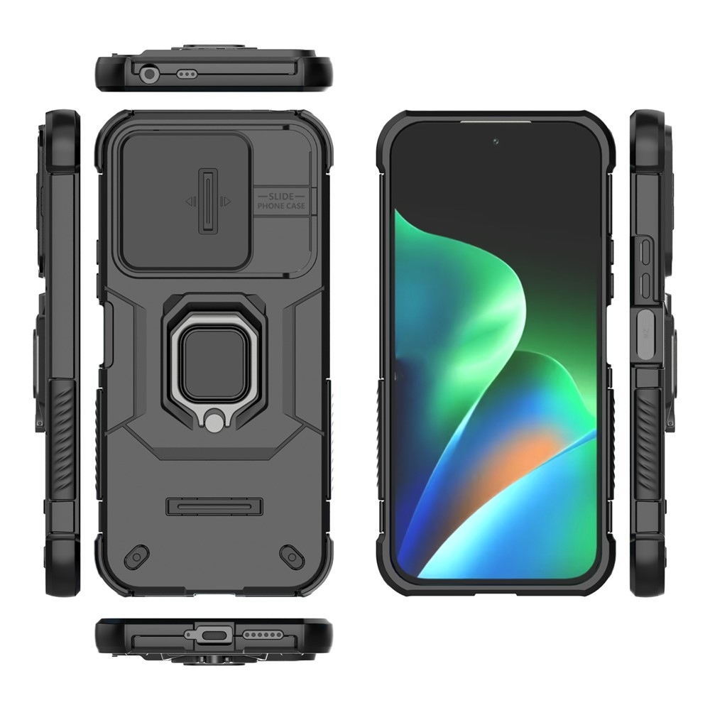Lens odolný kryt na Xiaomi Redmi 17 4G/5G - čierny