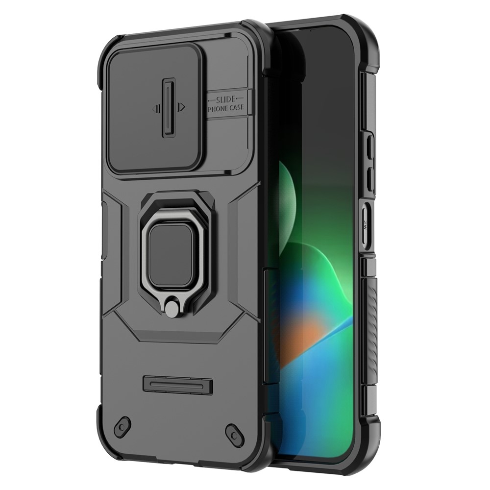 Lens odolný kryt na Xiaomi Redmi 17 4G/5G - čierny