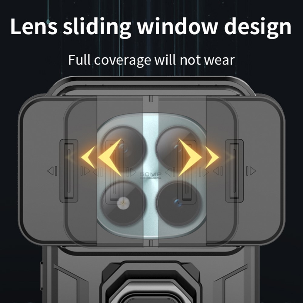 Lens odolný kryt na Xiaomi Redmi Note 15 Pro+ 5G - čierny