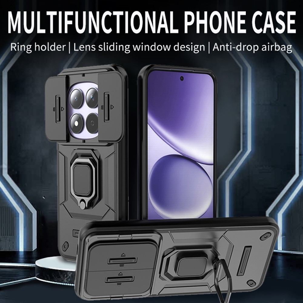 Lens odolný kryt na Xiaomi Redmi Note 15 Pro 5G - čierny