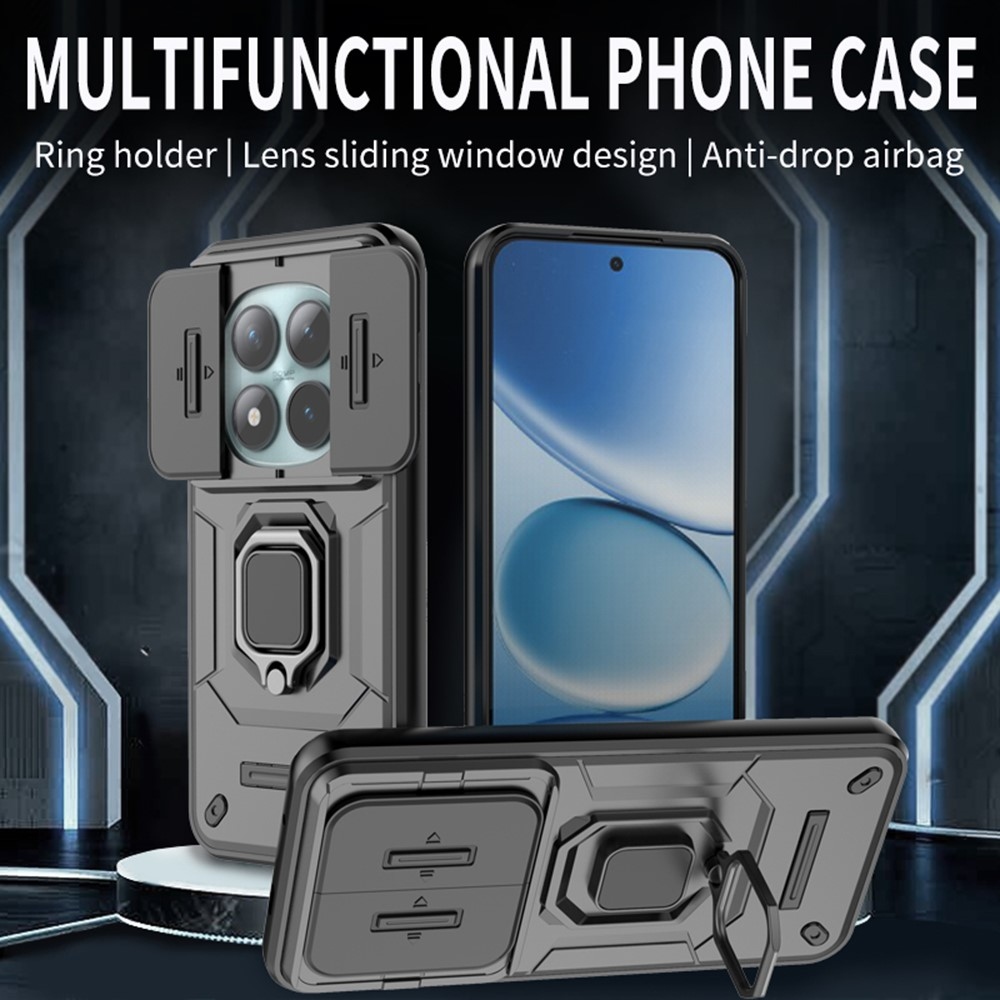 Lens odolný kryt na Xiaomi Redmi Note 15 Pro+ 5G - čierny