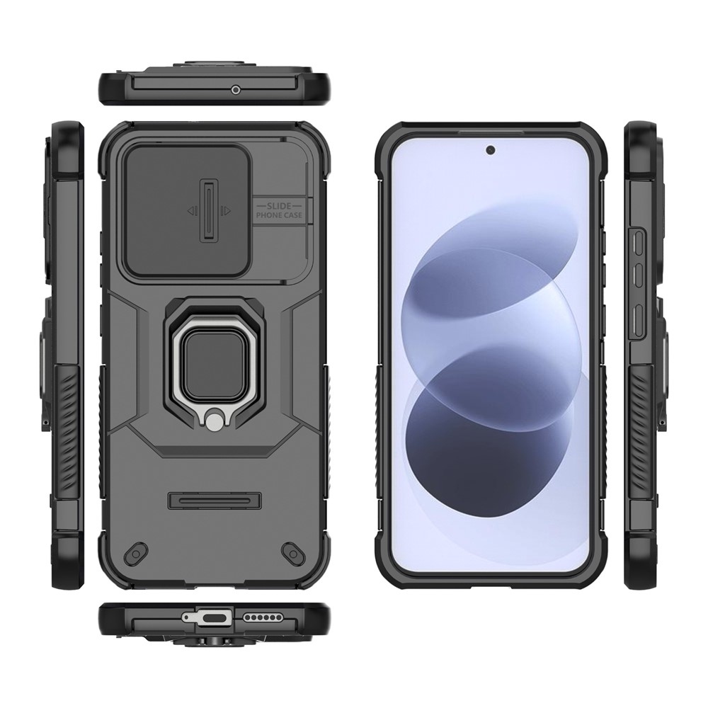 Lens odolný kryt na Xiaomi Redmi Note 17 4G/5G - čierny