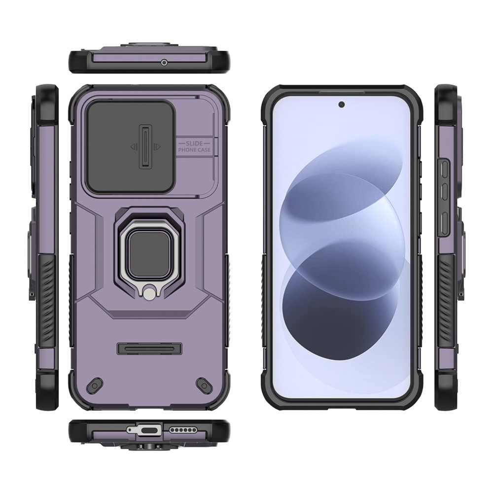Lens odolný kryt na Xiaomi Redmi Note 17 4G/5G - fialový