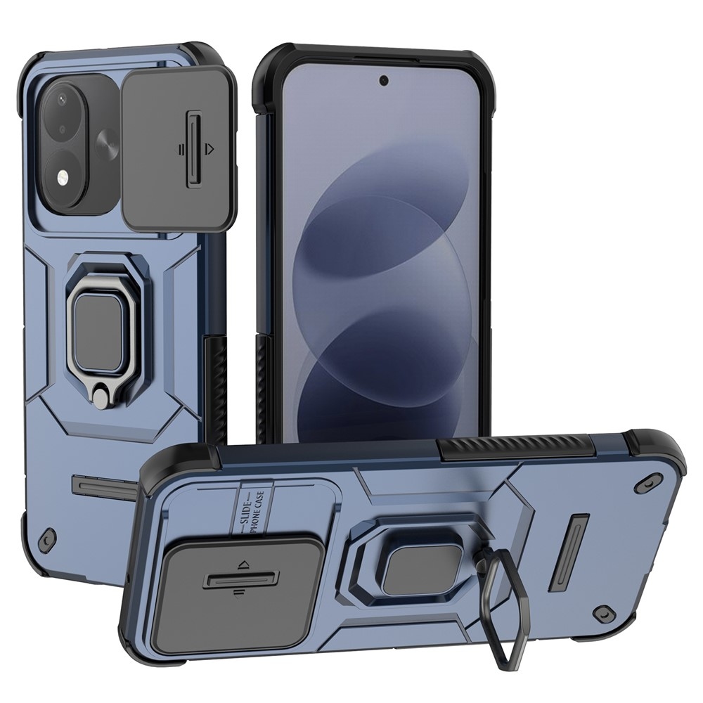 Lens odolný kryt na Xiaomi Redmi Note 17 4G/5G - modrý