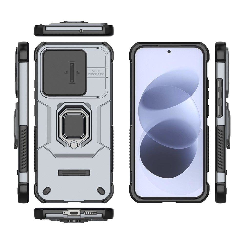 Lens odolný kryt na Xiaomi Redmi Note 17 4G/5G - sivý