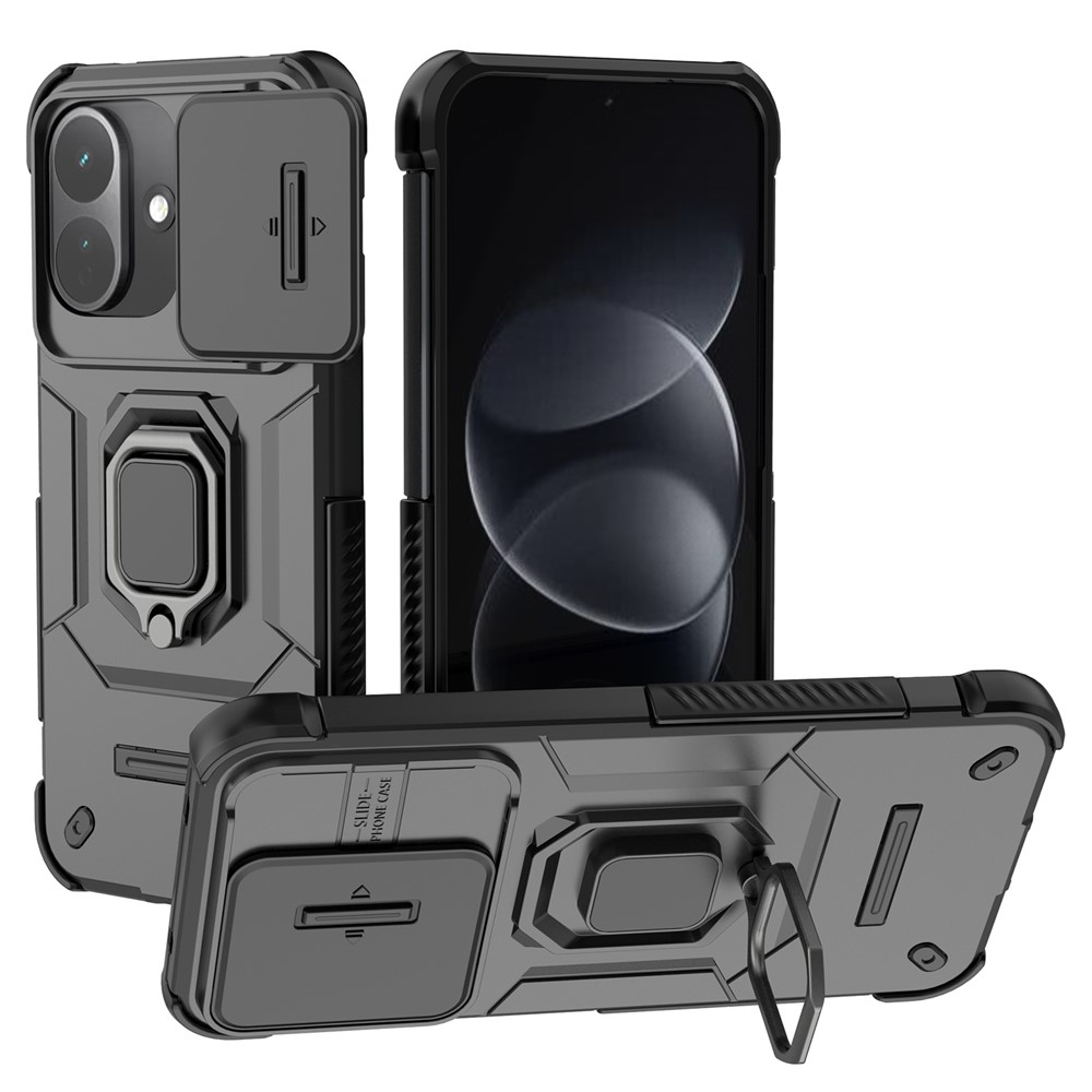 Lens odolný kryt na Xiaomi Redmi Note 17 Pro 5G - čierny