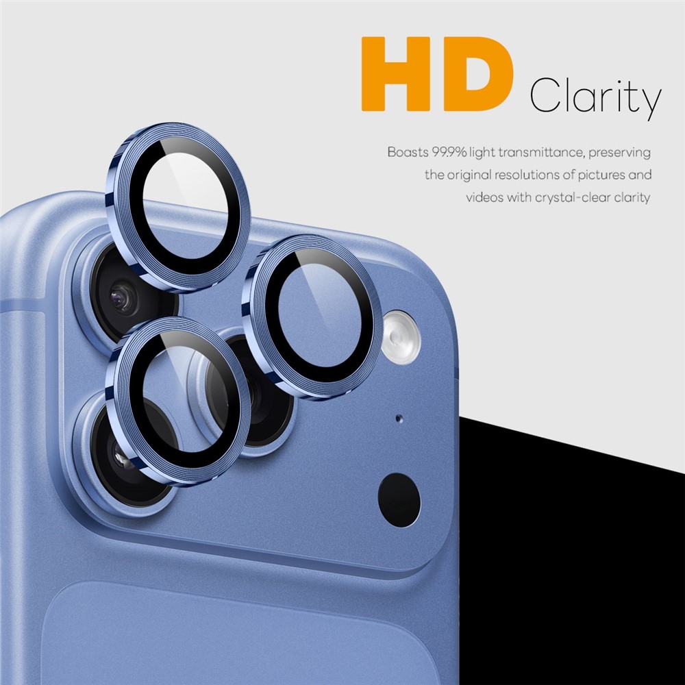 Lens sklo šošovky fotoaparátu (samostatné sklá) na mobil iPhone 18 Pro Max/18 Pro - modré