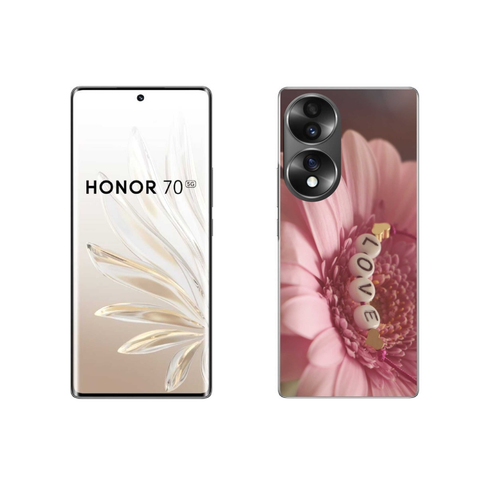 Gélový kryt mmCase na Honor 70 - prívesok love