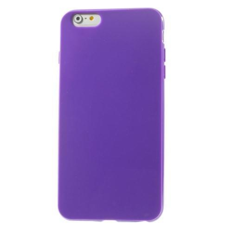 Lesklý gélový obal na iPhone 6s Plus a 6 Plus - fialový