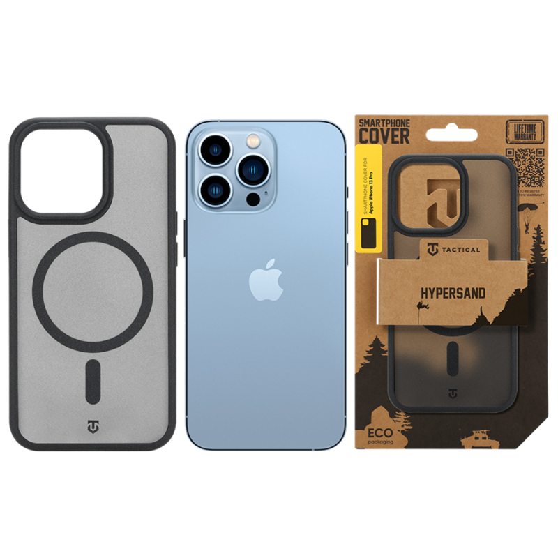 Tactical MagForce Hypersand puzdro pre Apple iPhone 13 Pro Asphalt