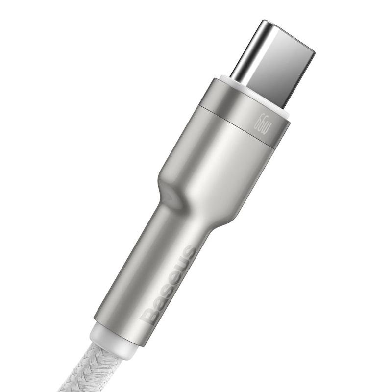 Baseus Cafule Metal Series Dátový Kábel USB-USB-C 66W 2m White