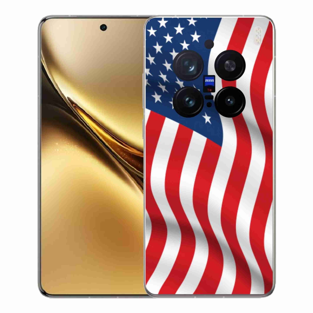 Gélový kryt mmCase na Vivo X200 Pro 5G - USA vlajka