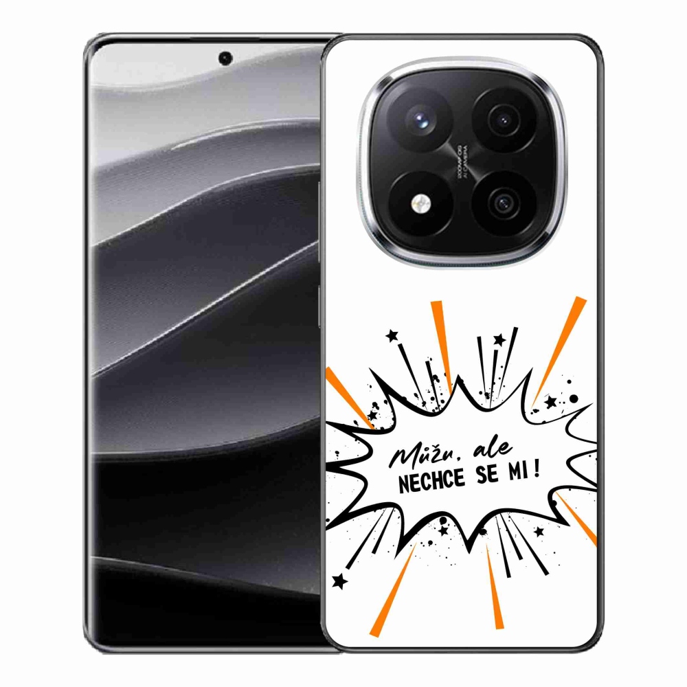 Gélový kryt mmCase na Xiaomi Redmi Note 14 Pro+ 5G - vtipný text 11 biele pozadie