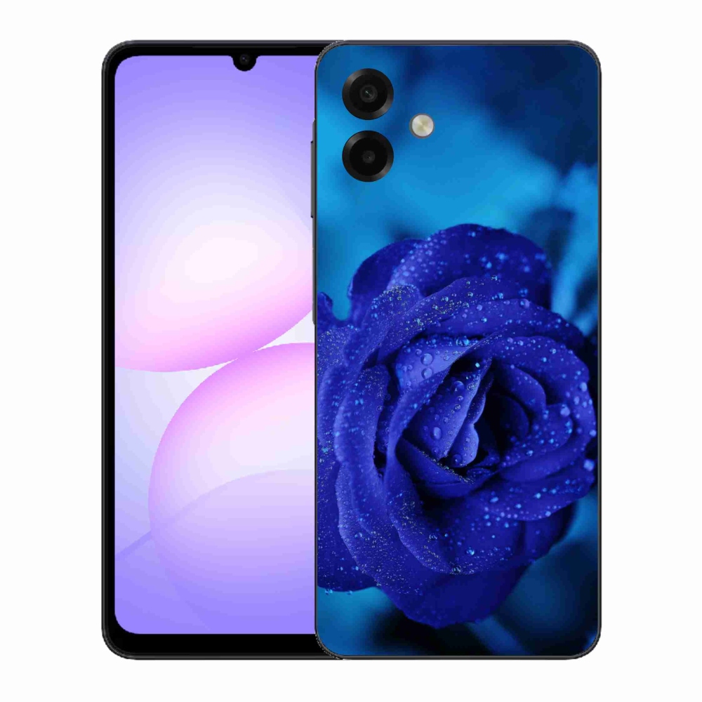 Gélový kryt mmCase na Samsung Galaxy A07 4G - modrá ruža