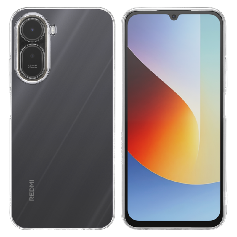 Taktický TPU obal pre Xiaomi Redmi A7 Pro – priehľadný