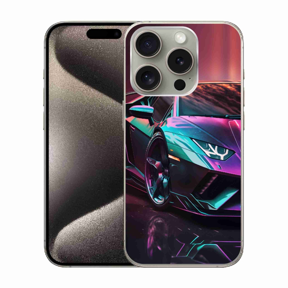 Gélový kryt mmCase na iPhone 15 Pro - auto 8