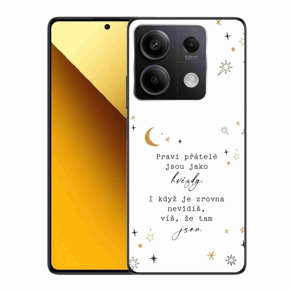 Gélový kryt mmCase na Xiaomi Redmi Note 13 5G - citát 6 biele pozadie