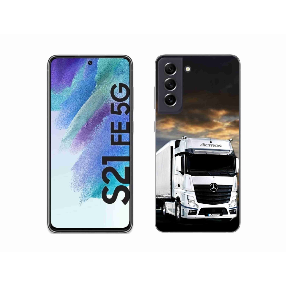 Gélový kryt mmCase na Samsung Galaxy S21 FE 5G - kamión