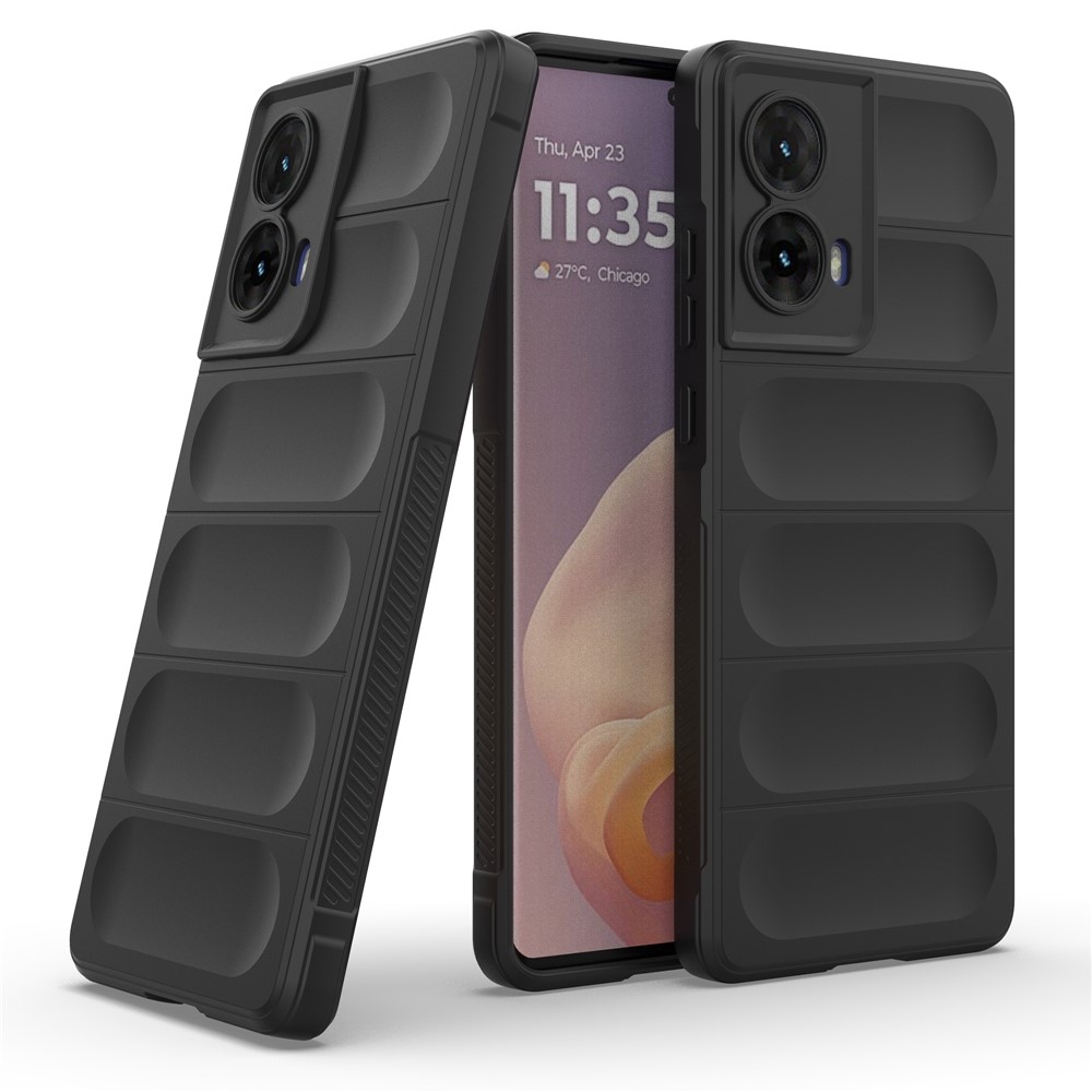 Rugg odolný gélový obal na Motorola Moto G85 5G - čierny