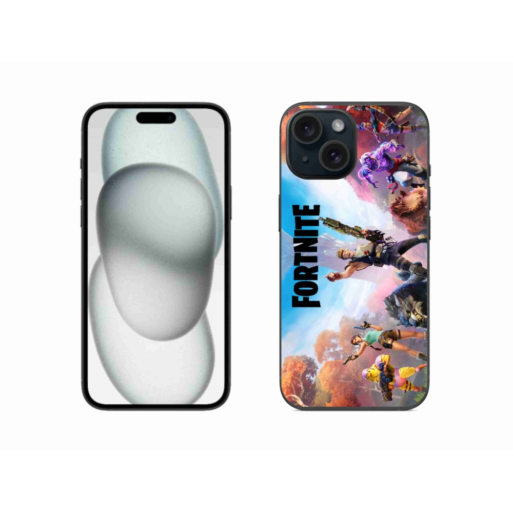 Gélový kryt mmCase na iPhone 15 - fortnite 1