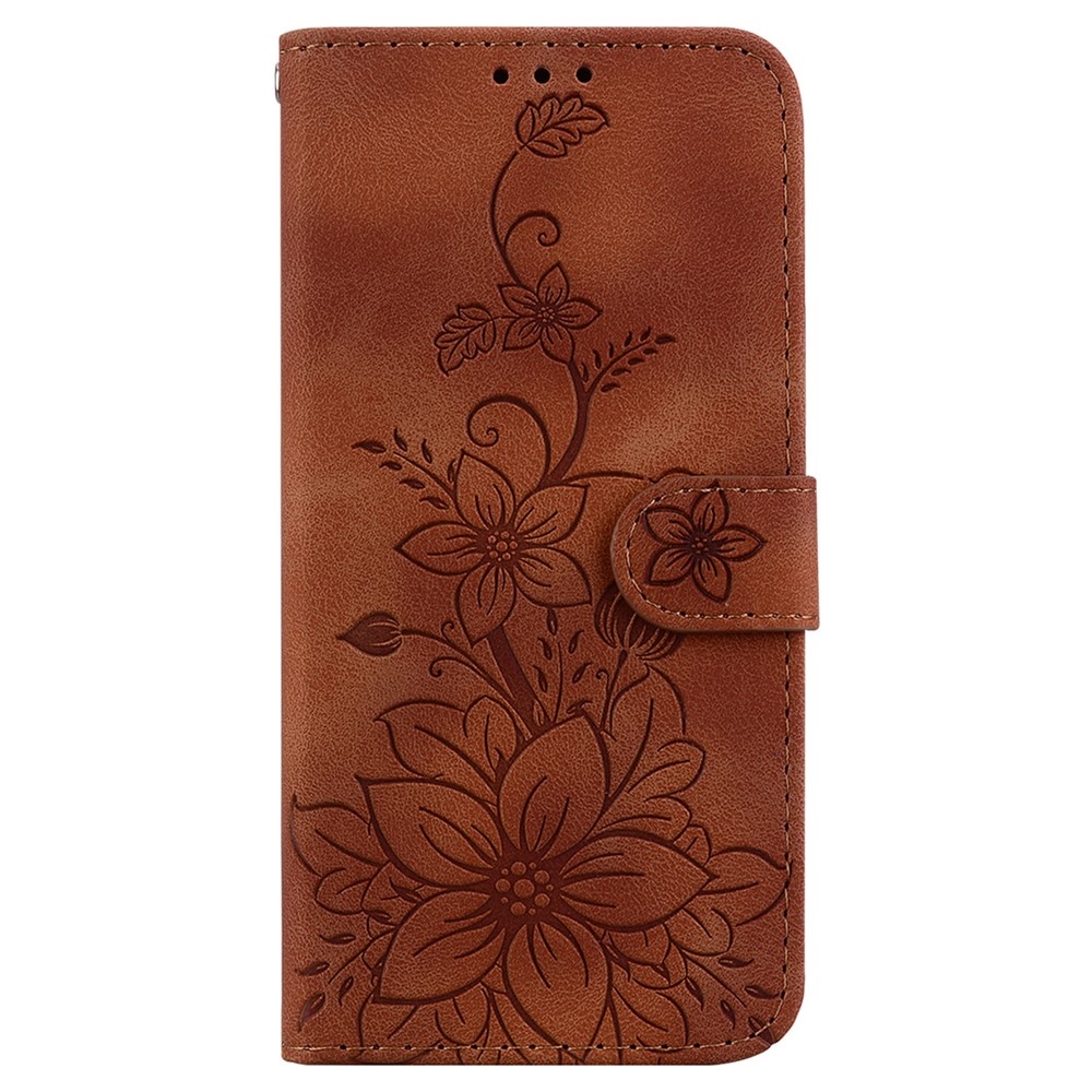 Lily knižkové púzdro na Xiaomi Redmi 15C 4G/5G (173mm) - hnedé